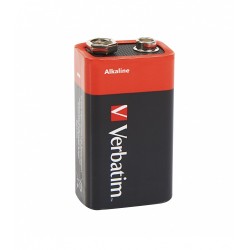 Verbatim 9V Alkaline Batteries - 1pc — Buy in Cyprus with Fast Delivery