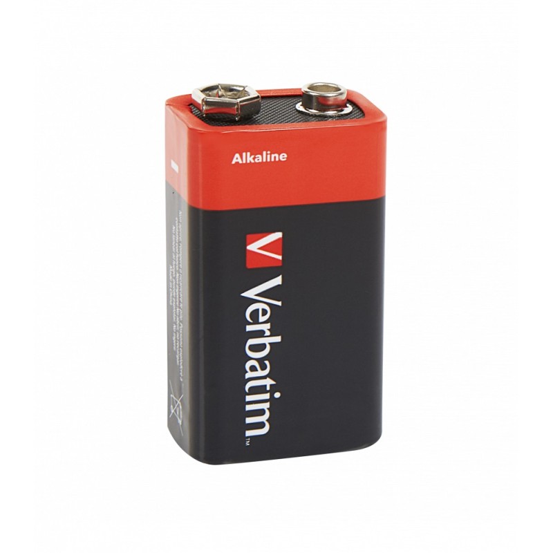 Verbatim 9V Alkaline Batteries - 1pc — Buy in Cyprus with Fast Delivery