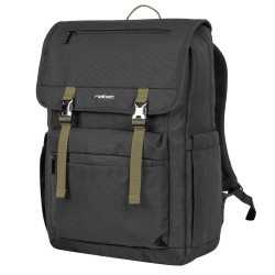 Natec Laptop Backpack - NIALA - 15.6'' 18L Black Green — Buy in Cyprus with Fast Delivery