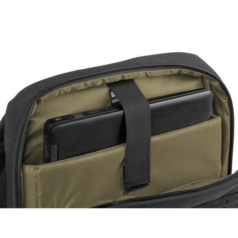 Natec Laptop Backpack - NIALA - 15.6'' 18L Black Green — Buy in Cyprus with Fast Delivery