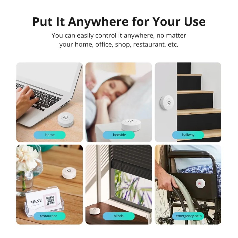 SONOFF Zigbee Smart Button - SNZB-01P — Buy in Cyprus with Fast Delivery