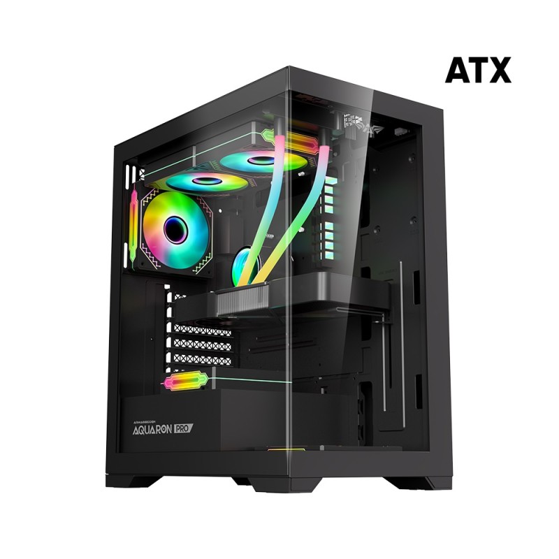 Armaggeddon Gaming Case - AQUARON PRO - ATX Black — Buy in Cyprus with Fast Delivery