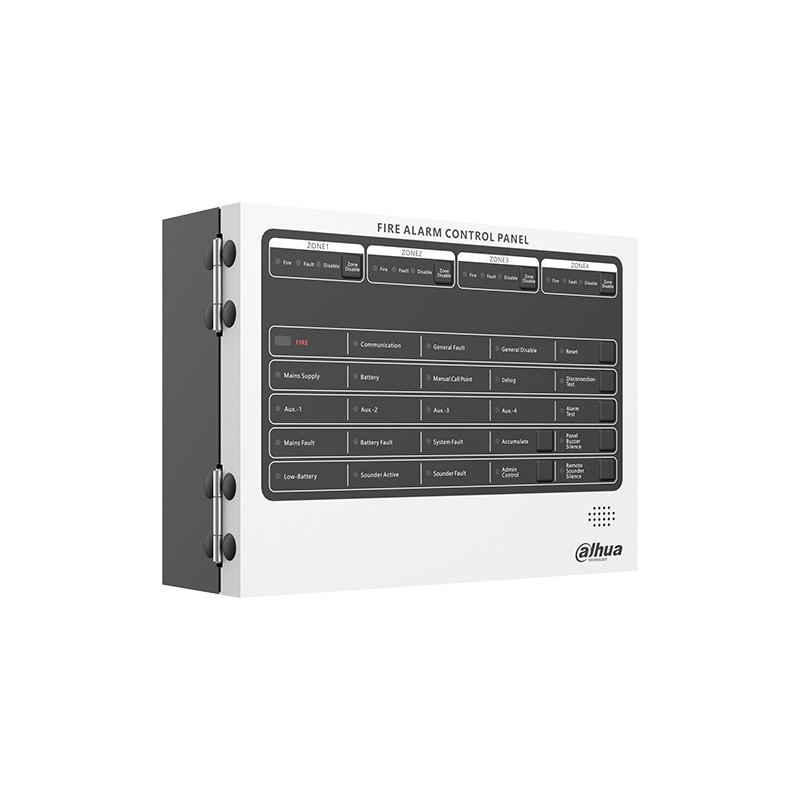 Dahua Conventional Fire Alarm Control Panel - HY-C102-4 - 4 Zones — Buy in Cyprus with Fast Delivery