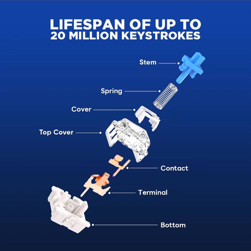 Armaggeddon MKA-1C NEX Black Mechanical Gaming Keyboard 61 Tactile (Brown) Keys — Buy in Cyprus with Fast Delivery