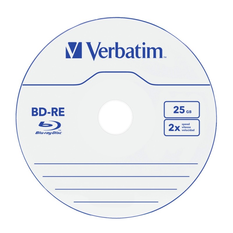 Verbatim BD-RE 25GB 2X 5-Pack Jewel Case - 43615 - Verbatim BD-RE 25GB 2X 5-Pack Jewel Case — Buy in Cyprus with Fast Delivery
