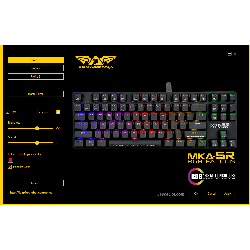 Armaggeddon Keyboard - MKA-5R - Black Mechanical Gaming Mechanical 87 Blue Keys — Buy in Cyprus with Fast Delivery