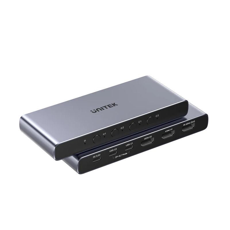 Unitek HDMI USB-C Switch - V1313A - 4K 4in (2xHDMI + 2xUSB-C) 1xHDMI Out — Buy in Cyprus with Fast Delivery