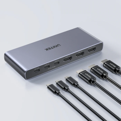 Unitek HDMI USB-C Switch - V1313A - 4K 4in (2xHDMI + 2xUSB-C) 1xHDMI Out — Buy in Cyprus with Fast Delivery