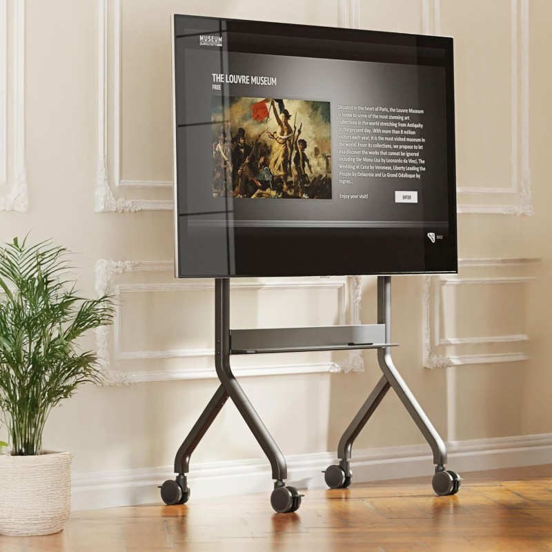 NBMounts Motorized Trolley - P150 - Adjustable up to 1.5m VESA 90x60 up to 90'' & 68kg — Buy in Cyprus with Fast Delivery