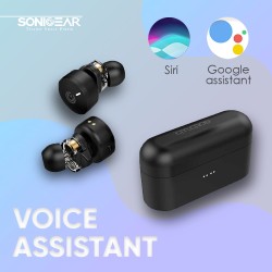 SonicGear HYPERBASS Earphones - TWS 7 - Dual Driver Sweatproof White — Buy in Cyprus with Fast Delivery