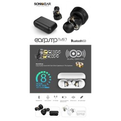 SonicGear HYPERBASS Earphones - TWS 7 - Dual Driver Sweatproof White — Buy in Cyprus with Fast Delivery