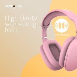 SonicGear - Airphone 6 - Bluetooth Headphones Pink — Buy in Cyprus with Fast Delivery