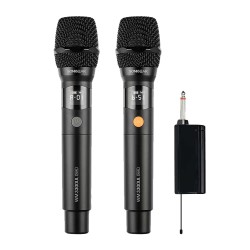 SonicGear Microphone Wireless 2xHandsets - WM 3000UL - DUAL Obsidian — Buy in Cyprus with Fast Delivery