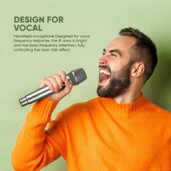 SonicGear Microphone Wireless 2xHandsets - WM 3000UL - DUAL Obsidian — Buy in Cyprus with Fast Delivery