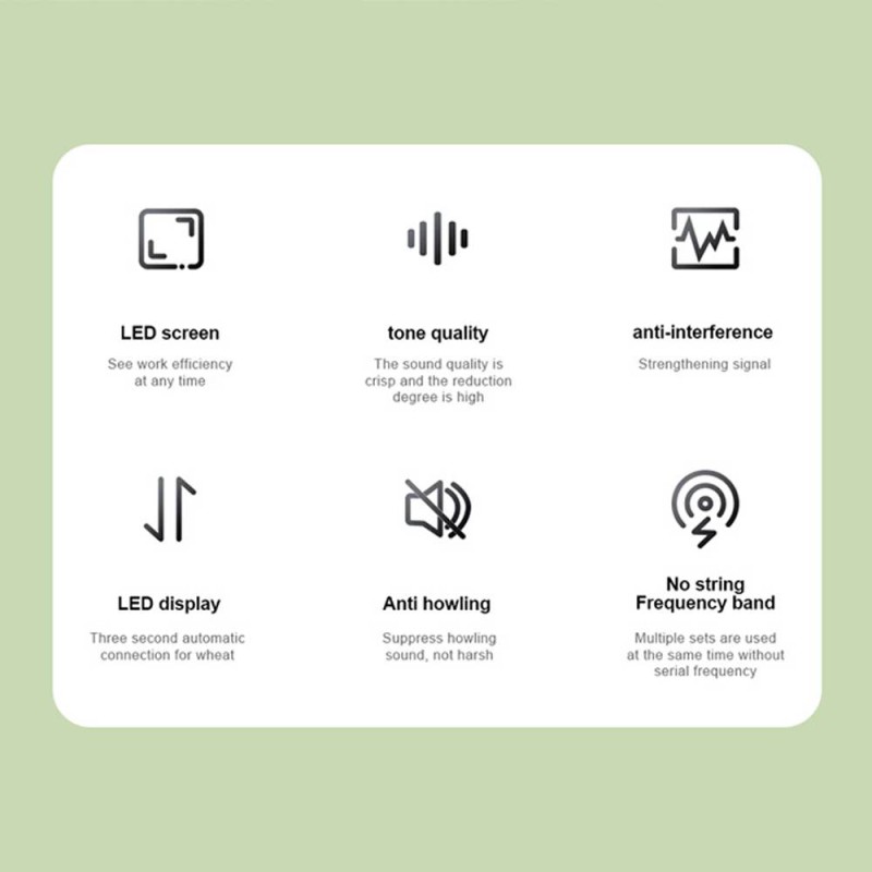 SonicGear Microphone Wireless 2xHandsets - WM 3000UL - DUAL Obsidian — Buy in Cyprus with Fast Delivery