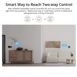 Sonoff WiFi Smart Wall Mechanical Switch - M5 UK 1C - 1 Button — Buy in Cyprus with Fast Delivery