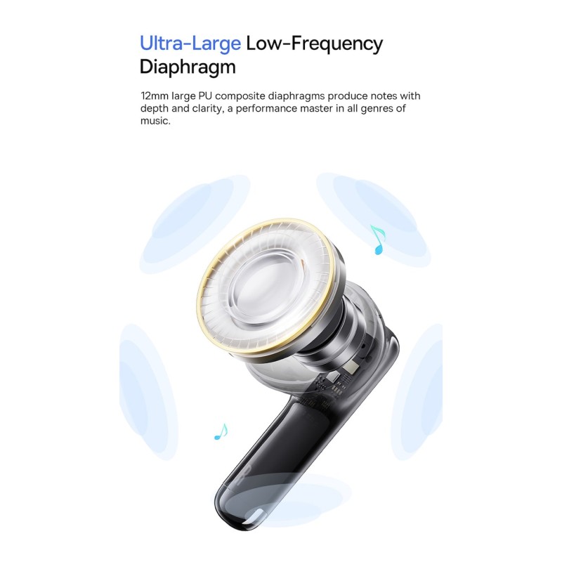 Baseus Headphones In Ear TWS Bowie - E13 - Moon White — Buy in Cyprus with Fast Delivery