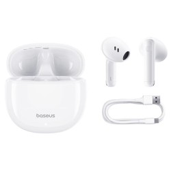 Baseus Headphones In Ear TWS Bowie - E13 - Moon White — Buy in Cyprus with Fast Delivery