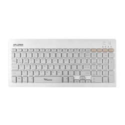 Alcatroz XPLORER GO! Wireless Mini Keyboard Mist White - BTR 200 - 2.4G+BT — Buy in Cyprus with Fast Delivery