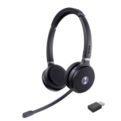 Yealink Headset Wireless DECT with Dongle Dual Portable Teams 150m - WH62 - Wireless, DECT, with Dongle