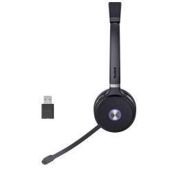 Yealink Headset Wireless DECT with Dongle Dual Portable Teams 150m - WH62 - Wireless, DECT, with Dongle