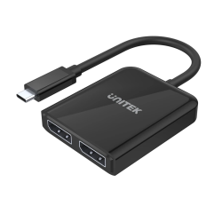 Unitek V1407A Type-C To Dual DP 8K 60Hz Adapter with MST Dual Monitor — Buy in Cyprus with Fast Delivery