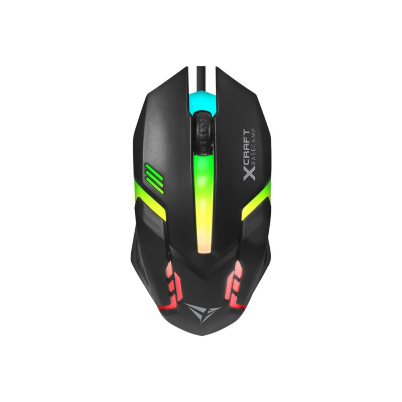 Alcatroz X-Craft - 4in1 Gaming Set Keyb+Mouse+Mat+H set BASECAMP Black — Buy in Cyprus with Fast Delivery