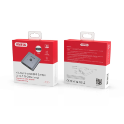 Unitek Splitter Switch - V1127A - 4K HDMI 1in2 Out 2in1 Out Splitter Switch — Buy in Cyprus with Fast Delivery