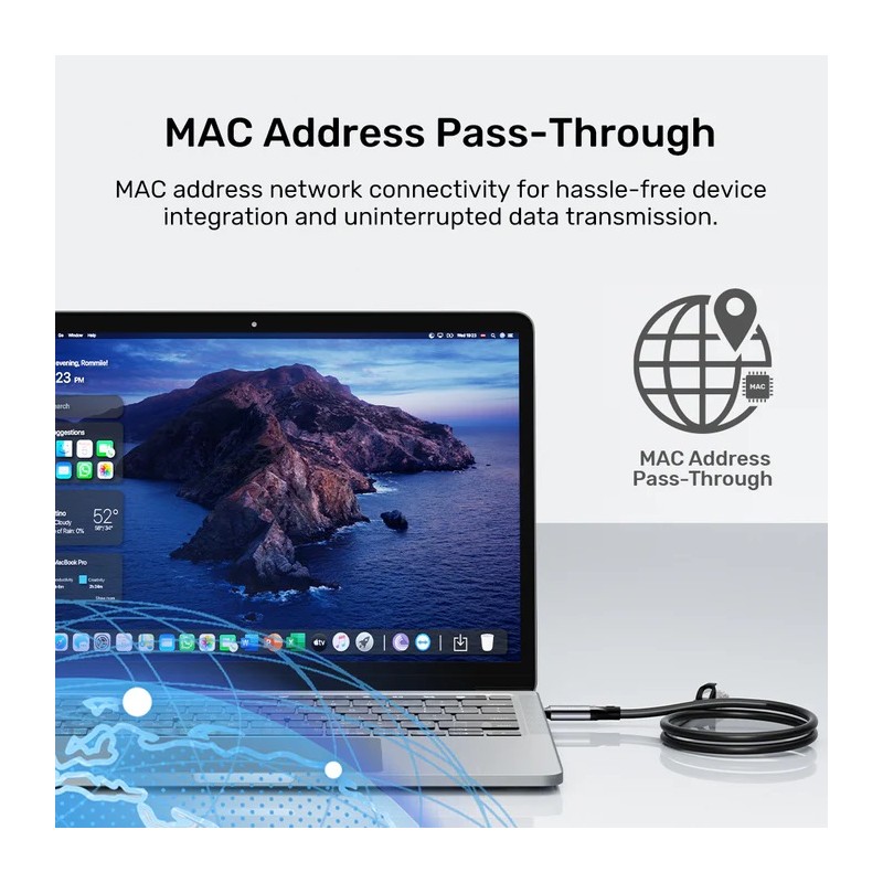 Unitek Converter USB-C to Gigabit Ethernet Cable - C18148AGY-3M - 3.0m — Buy in Cyprus with Fast Delivery