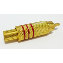 DigitMX RCA Plug - DMX-RCAR - Gold Red — Buy in Cyprus with Fast Delivery