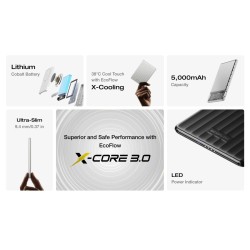 EcoFlow Charge Powerbank - MAG 5K - Magnetic RAPID 5000mAh Black — Buy in Cyprus with Fast Delivery