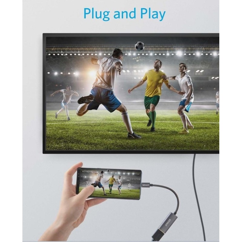 Anker Type-C to HDMI Converter - 4K 60Hz — Buy in Cyprus with Fast Delivery