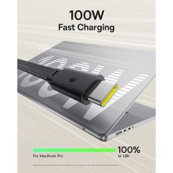 Baseus Cable USB-C to USB-C Nomos Retractable Cable 100W 1.5m - USB-C to USB-C, Nomos, Retractable, 100W, 1.5m