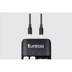 Uniross USB Compact Multi Charger - UCU004A - with 4x AA 2100 Batteries — Buy in Cyprus with Fast Delivery