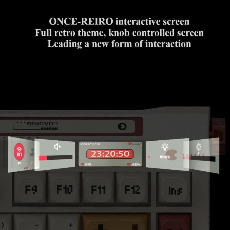 Thunderobot Gaming Mechanical Keyboard - ONCE81 - Tri-mode 2.4GHz-BT-USB C Gaming Mechanical Keyboard