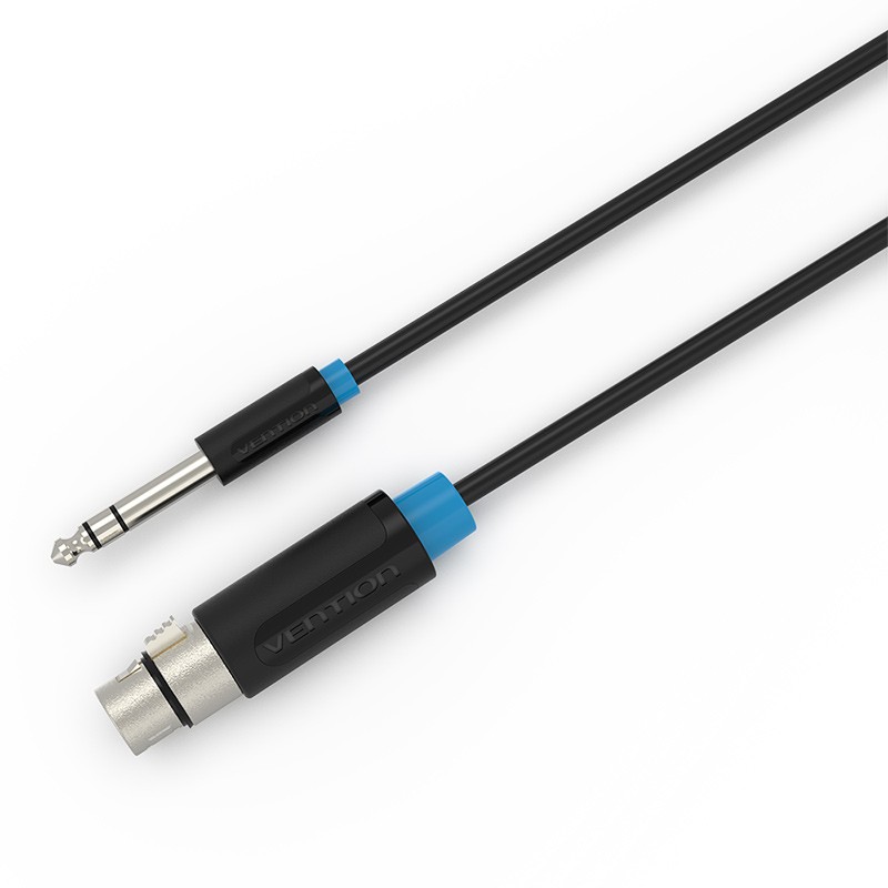 Vention AUDIO 6.3mm to XLR M-F Cable 1.5m - BBEBG - 6.3mm to XLR M-F Cable 1.5m — Buy in Cyprus with Fast Delivery