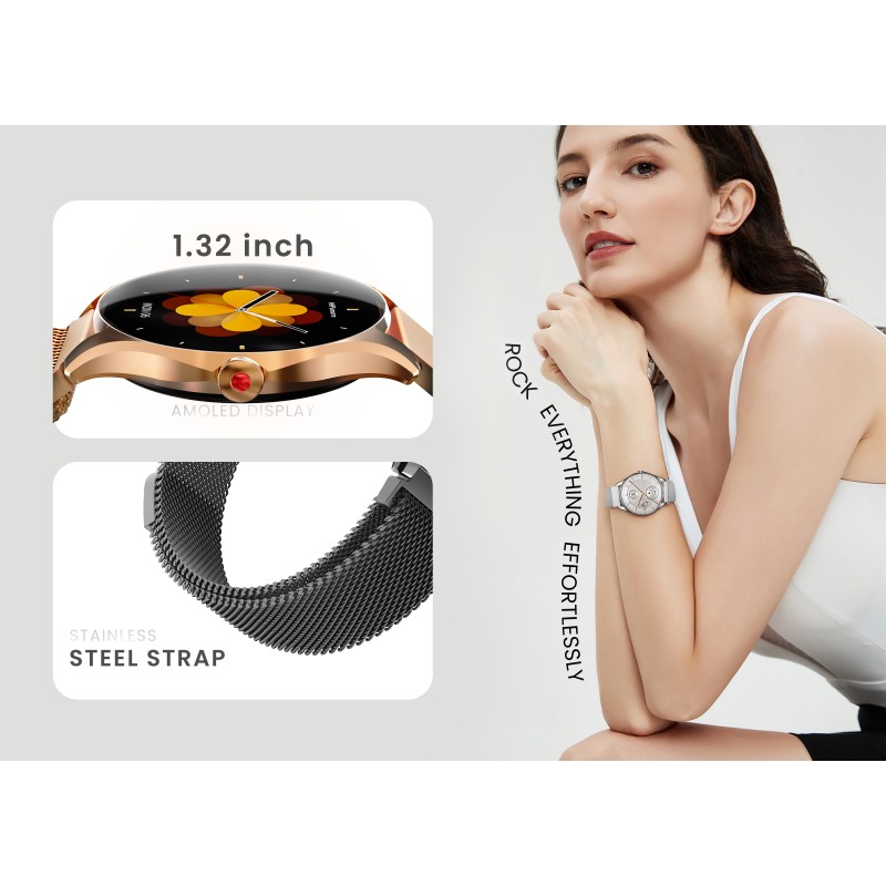 HiFuture Lifestyle SmartWatch - AURA 2 - Rose Gold — Buy in Cyprus with Fast Delivery