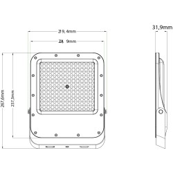 GBC ON LED NIGHT PRO 100 LED Floodlight - 4000K Cool White - 100W - Black — Buy in Cyprus with Fast Delivery