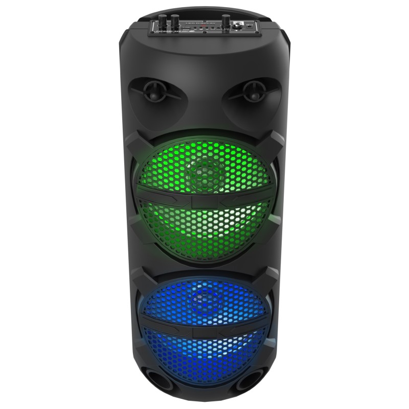 iDance Portable Speaker with Microphone & Remote - Typhoon 500 - Portable Speaker with Microphone & Remote