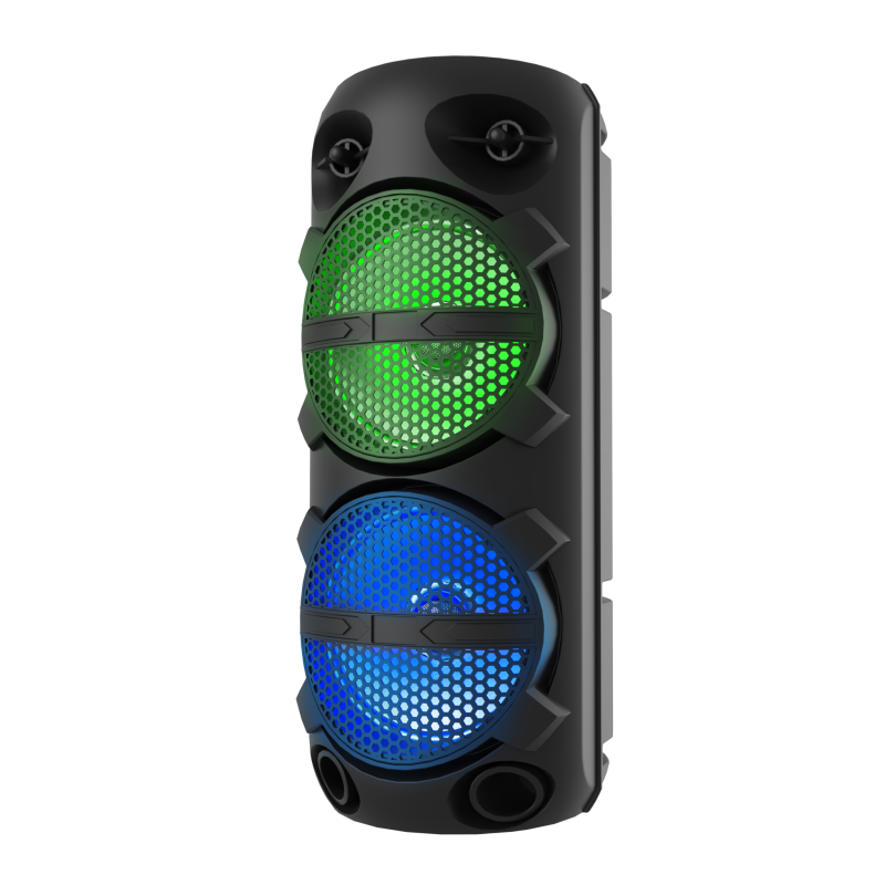 iDance Portable Speaker with Microphone & Remote - Typhoon 500 - Portable Speaker with Microphone & Remote