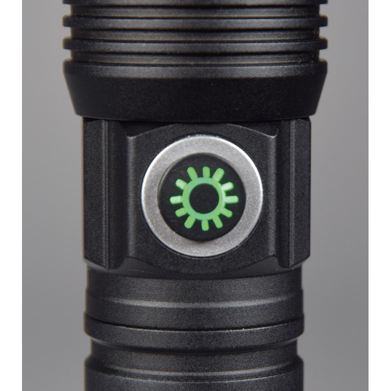 Mercury Rechargeable LED Torch with Window Breaker & SOS Function - 410.307UK - Window Breaker & SOS Function