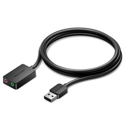 Vention Audio Converter - CDYBF - USB-A to 2x3.5mm 1.0m Cable — Buy in Cyprus with Fast Delivery