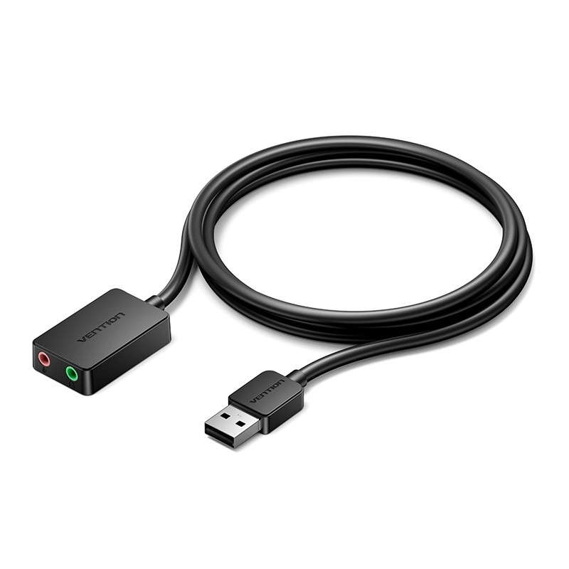 Vention Audio Converter - CDYBF - USB-A to 2x3.5mm 1.0m Cable — Buy in Cyprus with Fast Delivery