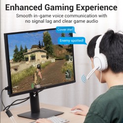 Vention Audio Converter - CDYBF - USB-A to 2x3.5mm 1.0m Cable — Buy in Cyprus with Fast Delivery