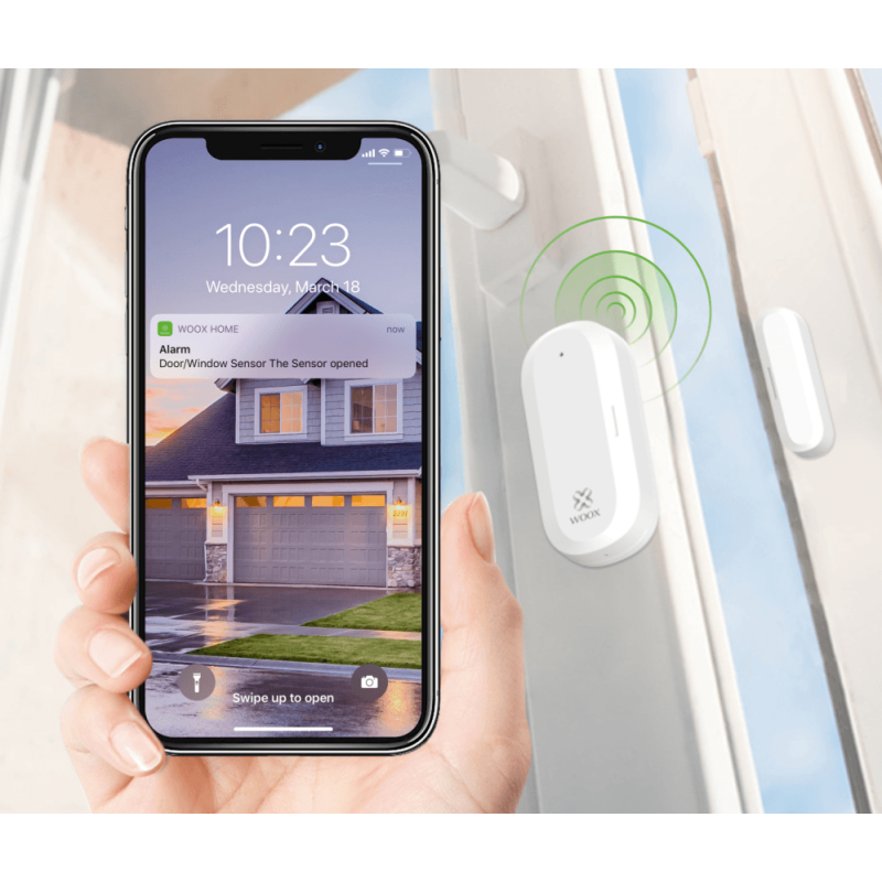 WOOX Door & Window Sensor - R7047 - Wi-Fi Zigbee Smart Door & Window Sensor — Buy in Cyprus with Fast Delivery