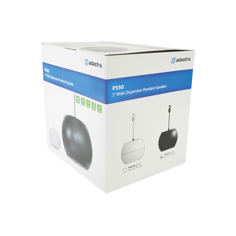 Adastra Pendant Speaker - PS50-B - 5'' Pendant Speaker 952.427UK Black — Buy in Cyprus with Fast Delivery