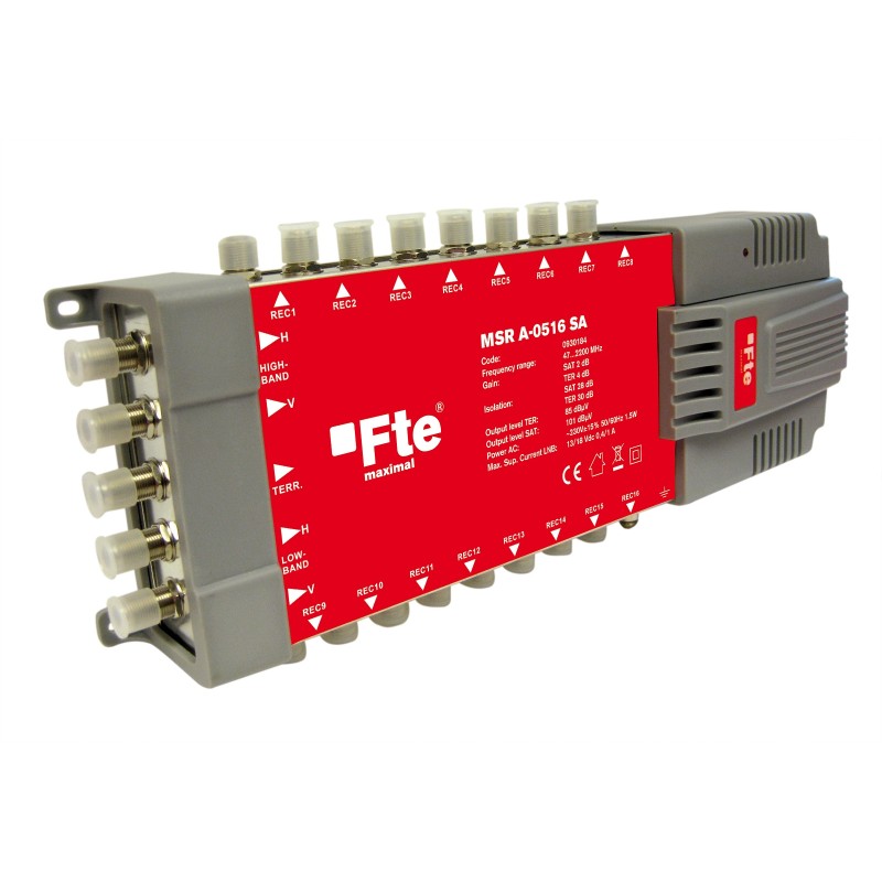 FTE Multiswitch - MSRA0516 - 5 16 Active Sat Ter Multiswitch — Buy in Cyprus with Fast Delivery