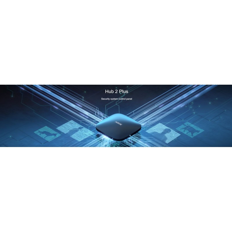 AJAX Alarm Hub2 Plus - White, TCP-IP, GSM — Buy in Cyprus with Fast Delivery