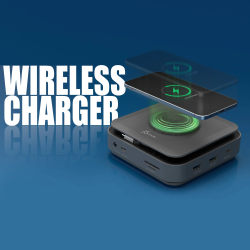 j5create Dock USB-C Dual Display 4K MST MacBookM3 HDMI RJ45 SD USB PD + Wireless Charger JCD3199