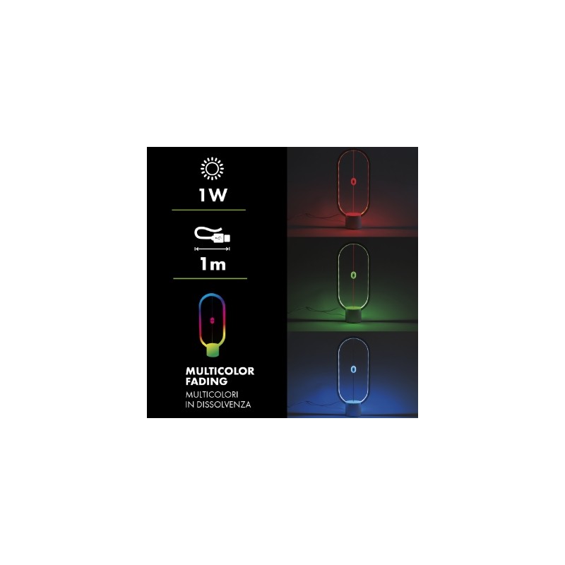 GBC ON CLESSY - RGBW LED Table Lamp USB Powered 55LM — Buy in Cyprus with Fast Delivery